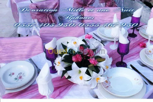 Mariage, anniversaire , Réception, etc