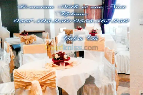 Mariage, anniversaire , Réception, etc
