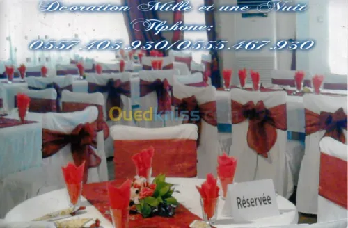 Mariage, anniversaire , Réception, etc