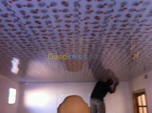 pose de faux.plafond en pvc