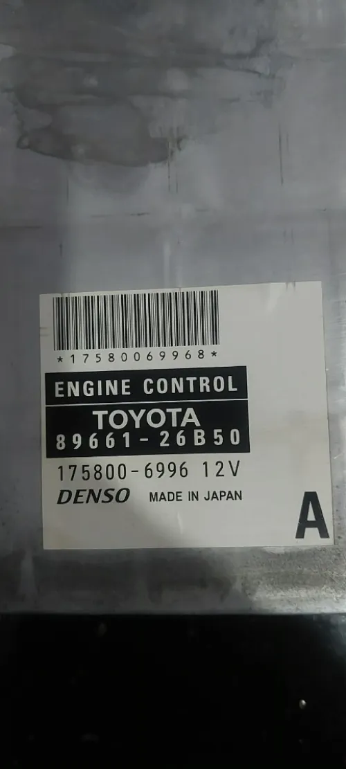 Mémoire toyota hiace D4D