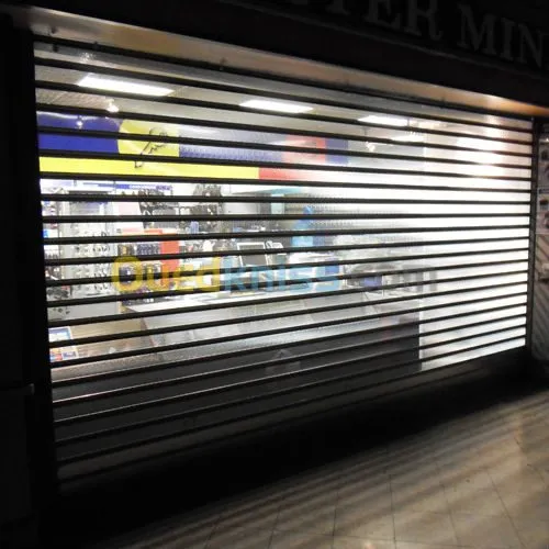 fourniture et pose rideau mettalique/ 