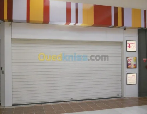 fourniture et pose rideau mettalique/ 