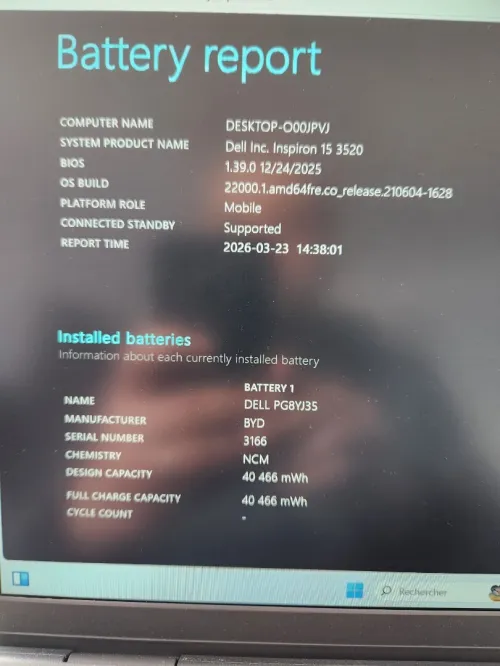 DELL INSPIRON 3520 i5 1135G7 2.40GHZ 16Gb DDR4 512gb SSD NVME INTEL IRIS XE GRAPHICS ECRAN 15p FHD