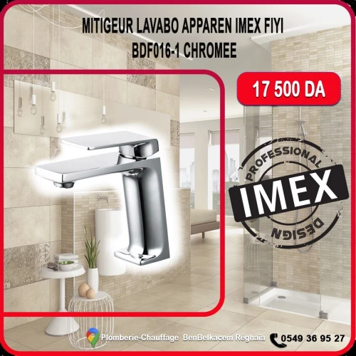 Robinetteries IMEX colonne/Mitigeur