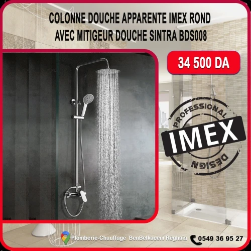 Robinetteries IMEX colonne/Mitigeur