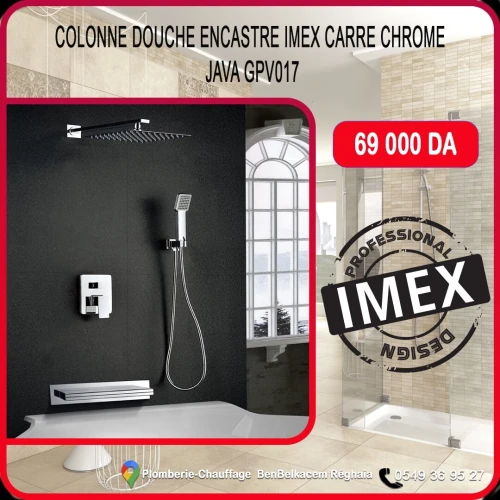 Robinetteries IMEX colonne/Mitigeur