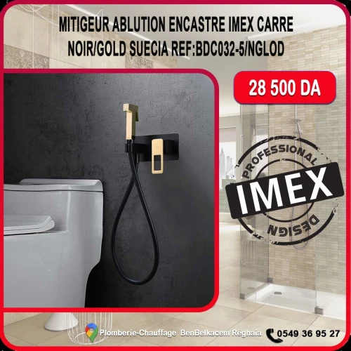 Robinetteries IMEX colonne/Mitigeur