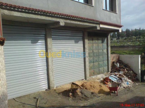 Installation rideaux métallique 