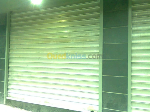 Installation rideaux métallique 