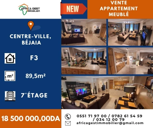 Vente Appartement F3 Béjaïa Bejaia