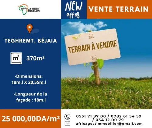 Vente Terrain Béjaïa Bejaia