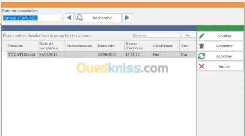 Logiciel de gestion de cabinet médical ORL