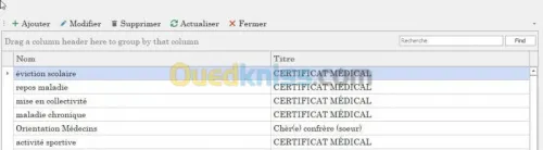 Logiciel de gestion de cabinet médical ORL