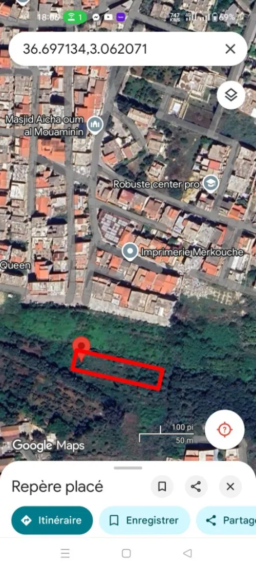 Vente Terrain Alger Ain naadja