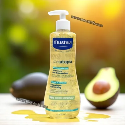 Huile Lavante Stelatopia sans parfum 500 ml | Mustela