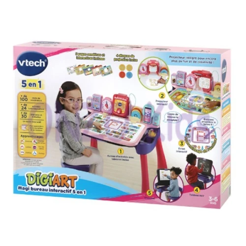 Magi bureau interactif 5 en 1 pour enfant | Vtech