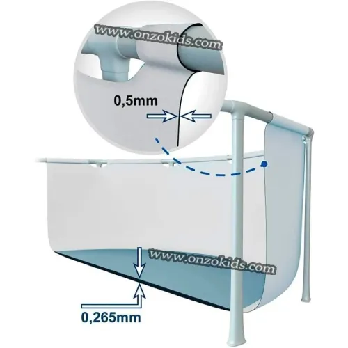 Piscine prism frame ronde tubulaire 305 x 76 cm avec pompe de filtration | Intex