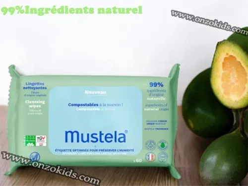 Lingettes nettoyantes compostables a la maison - mustela