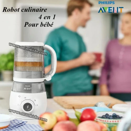 Cuiseur, Vaporisateur, Robot Mixeur 4 en1 bébé - AVENT PHILIPS
