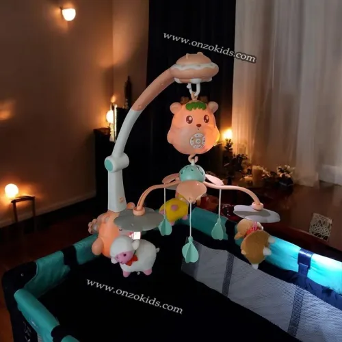 Mobile musical pour bébé avec lumières