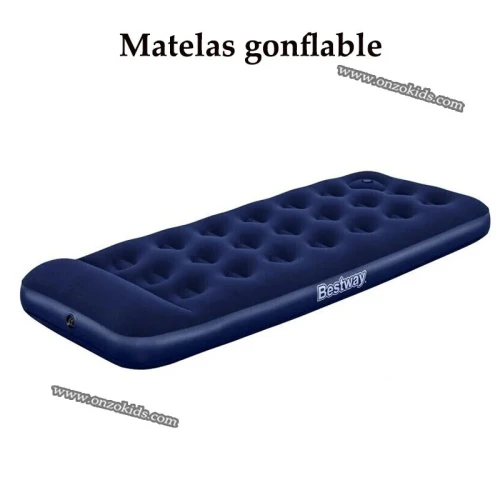 Matelas Gonflable en Tissu avec Pompe Intégrée - Bestway