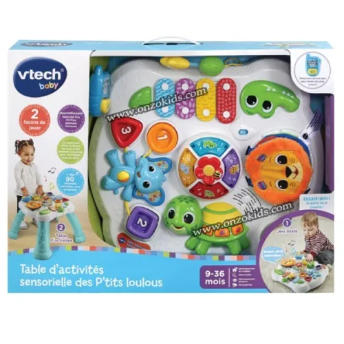 Table dactivités sensorielle des Ptits loulous pour enfant | VTECH