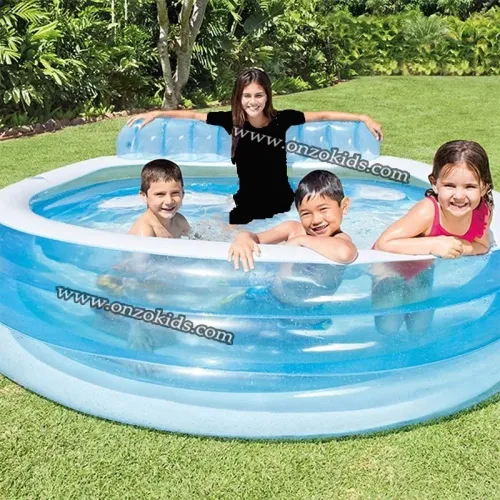 Piscine familiale avec fauteuil Swim Center Family 224 x 216 x 76 cm  INTEX