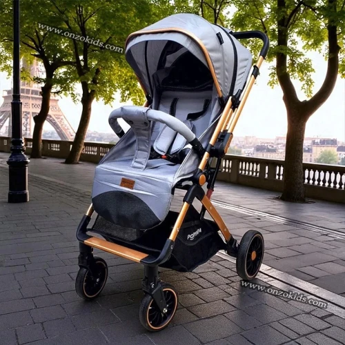 Poussette compacte valise réversible de luxe Vidalia Bronze - Popypapa