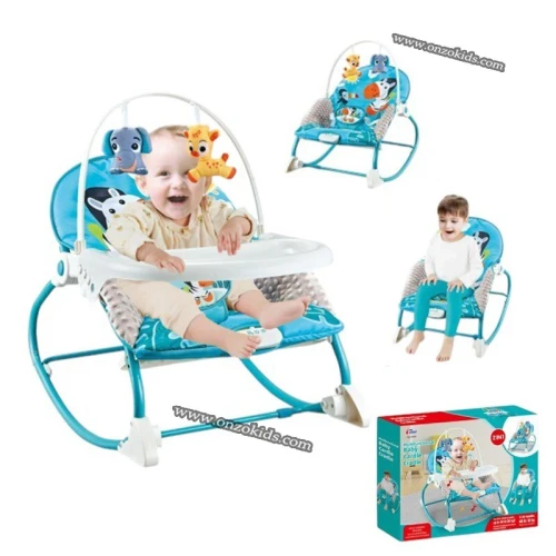 Transat, chaise à manger 2en1 vibrant et musical