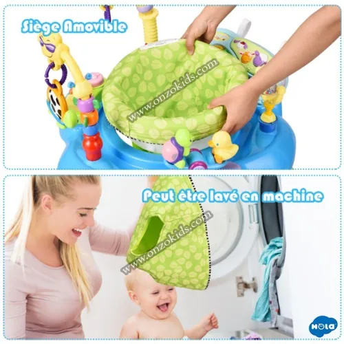 Trotteur musical évolutif 2 en 1 pour bébé - Hola