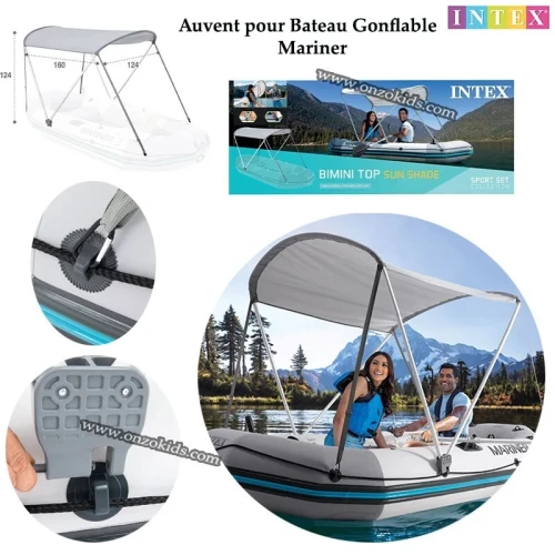 Parasol, Auvent pour Bateau Gonflable Mariner - Intex