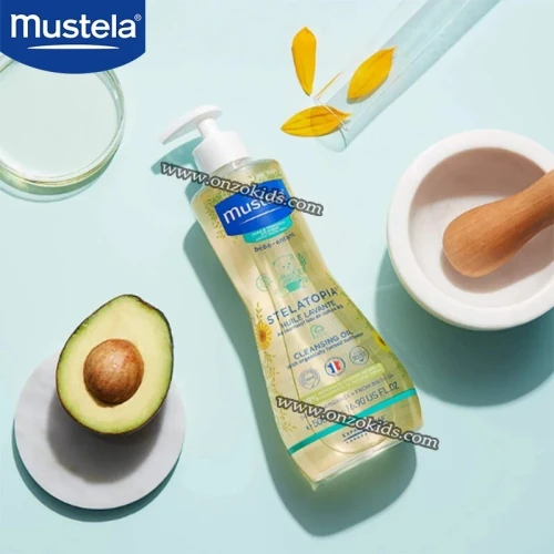 Huile Lavante Stelatopia sans parfum 500 ml | Mustela