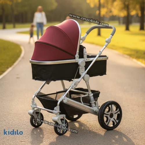 Poussette landau légére et Réversible élégante 2en1-kidilo
