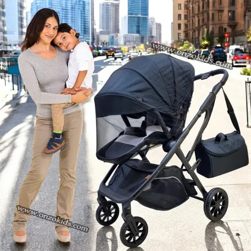 Poussette réversible avec moustiquaires - CHANOU KIDS