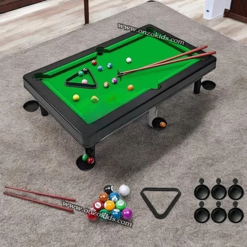 Mini jeu de billard en plastique pour enfants