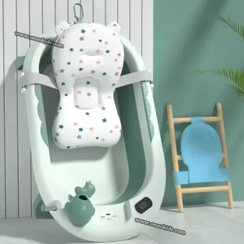 Baignoire pliable avec coussin réducteur confortable