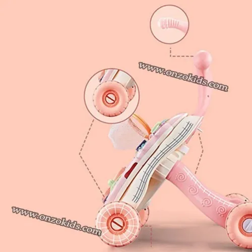 Trotteur marcheur pour bébé 2 en 1