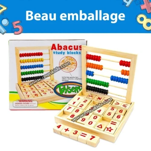 jeux éducatif Boulier de jouets mathématiques pour enfants  TOYSERY