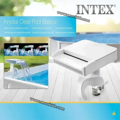 Fontaine à LED multicolore pour piscine Modèle Cascade-INTEX