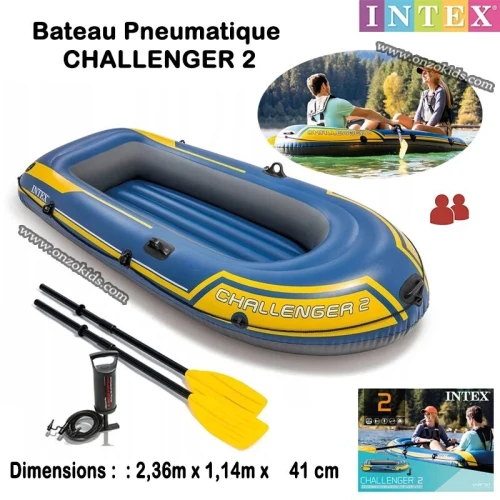 Bateau Pneumatique Gonflable CHALLENGER 2 - INTEX