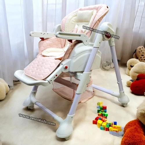 Chaise Haute bébé avec balançoire 2en1 - Mini pouce