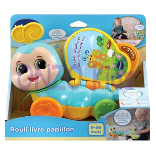 Rouli livre papillon 2 en 1 pour bébé | Vtech