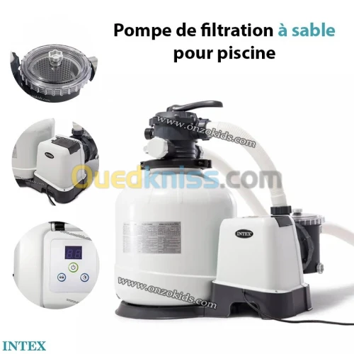 Pompe de filtration à sable pour piscine  Intex