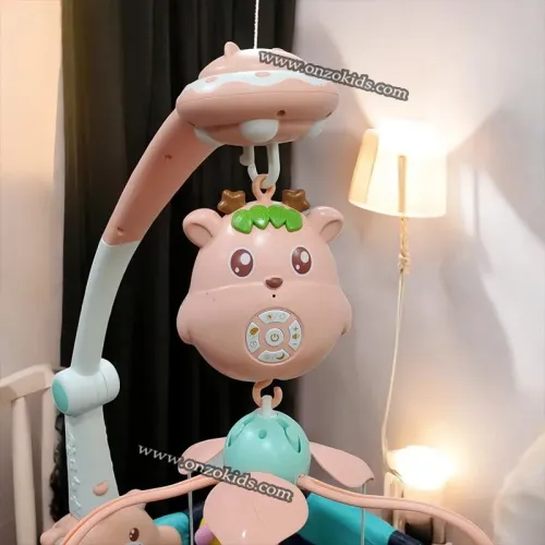 Mobile musical pour bébé avec lumières