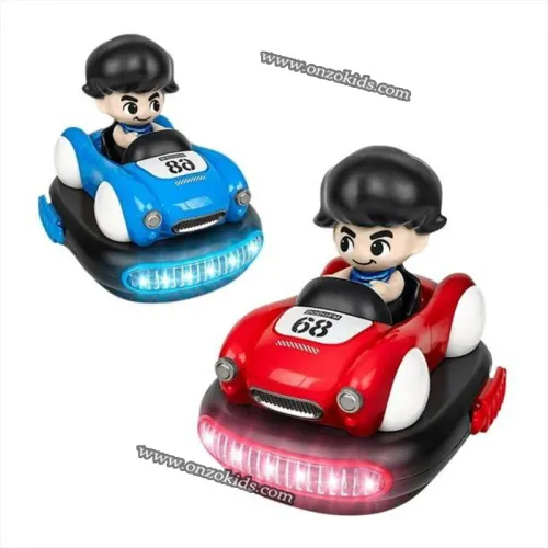 Ensemble d'auto-tamponneuses télécommandées Pilot Bumper Car Blanc