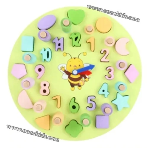 jeux educatif Horloge numérique pour apprendre les chiffres