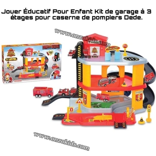 Circuit et Garage 2 étages pour enfants