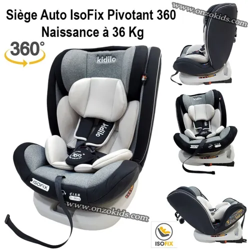 Siège Auto ISOFIX Pivotant 360, Naissance à 36 Kg Stellar - Kidilo
