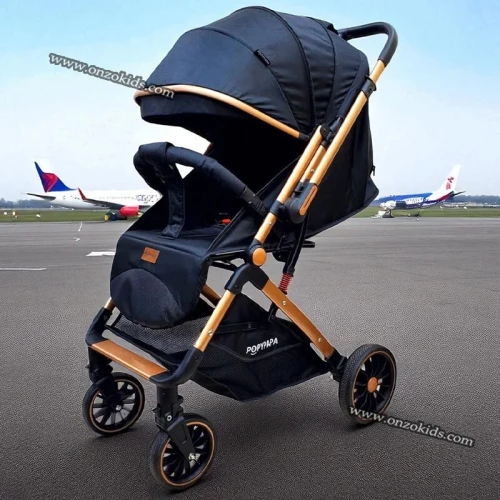 Poussette compacte valise réversible de luxe Vidalia Bronze - Popypapa